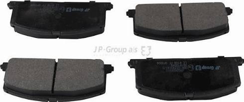 JP Group 4863606910 - Brake Pad Set, disc brake www.autospares.lv