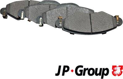 JP Group 4863600910 - Brake Pad Set, disc brake www.autospares.lv