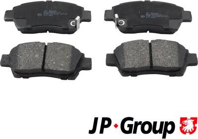 JP Group 4863603710 - Brake Pad Set, disc brake www.autospares.lv