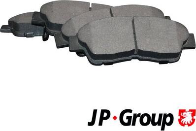 JP Group 4863602710 - Тормозные колодки, дисковые, комплект www.autospares.lv