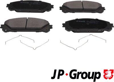 JP Group 4863607510 - Bremžu uzliku kompl., Disku bremzes www.autospares.lv