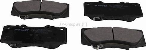 JP Group 4863607610 - Brake Pad Set, disc brake www.autospares.lv