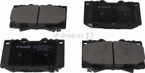 JP Group 4863607110 - Brake Pad Set, disc brake www.autospares.lv