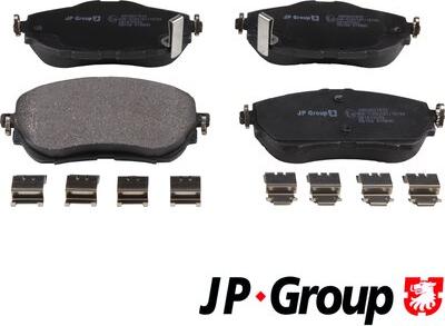 JP Group 4863607810 - Bremžu uzliku kompl., Disku bremzes www.autospares.lv