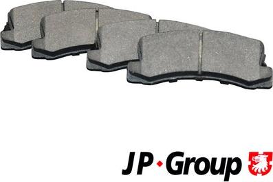 JP Group 4863700110 - Brake Pad Set, disc brake www.autospares.lv