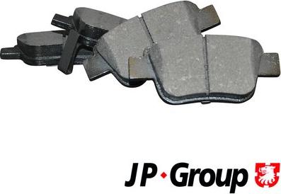 JP Group 4863701410 - Тормозные колодки, дисковые, комплект www.autospares.lv