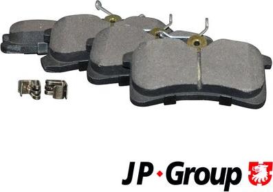 JP Group 4863701510 - Brake Pad Set, disc brake www.autospares.lv