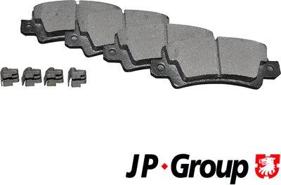 JP Group 4863701310 - Bremžu uzliku kompl., Disku bremzes www.autospares.lv