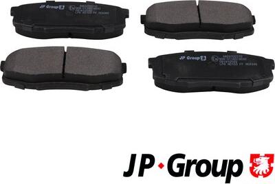 JP Group 4863702210 - Тормозные колодки, дисковые, комплект www.autospares.lv