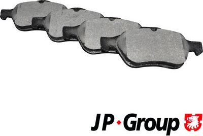 JP Group 4363600610 - Тормозные колодки, дисковые, комплект www.autospares.lv