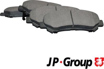 JP Group 4363600810 - Brake Pad Set, disc brake www.autospares.lv