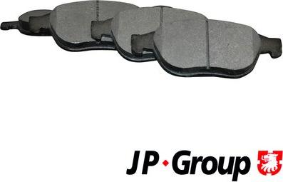 JP Group 4363601610 - Тормозные колодки, дисковые, комплект www.autospares.lv