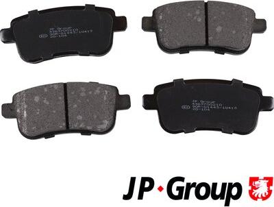 JP Group 4363700210 - Bremžu uzliku kompl., Disku bremzes www.autospares.lv