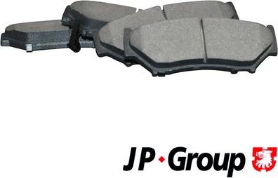 JP Group 4763600310 - Тормозные колодки, дисковые, комплект www.autospares.lv