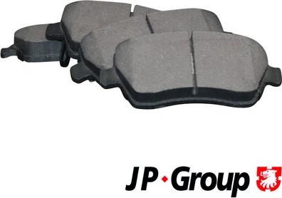 JP Group 4763601010 - Brake Pad Set, disc brake www.autospares.lv