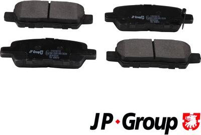 JP Group 4763700110 - Тормозные колодки, дисковые, комплект www.autospares.lv