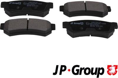 JP Group 6363700110 - Bremžu uzliku kompl., Disku bremzes www.autospares.lv