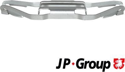 JP Group 1463650410 - Piederumu komplekts, Disku bremžu uzlikas www.autospares.lv