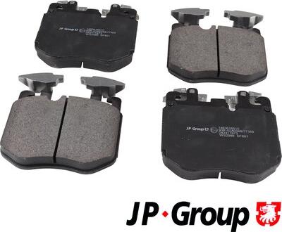 JP Group 1463616510 - Bremžu uzliku kompl., Disku bremzes www.autospares.lv