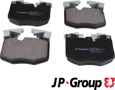 JP Group 1463616610 - Bremžu uzliku kompl., Disku bremzes www.autospares.lv