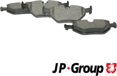 JP Group 1463700210 - Тормозные колодки, дисковые, комплект www.autospares.lv