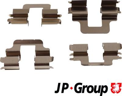 JP Group 1564004310 - Piederumu komplekts, Disku bremžu uzlikas www.autospares.lv