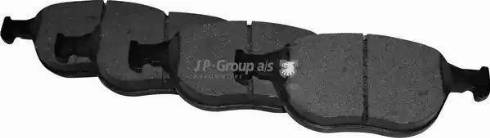 JP Group 1563604310 - Тормозные колодки, дисковые, комплект www.autospares.lv