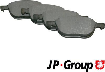 JP Group 1563600110 - Тормозные колодки, дисковые, комплект www.autospares.lv