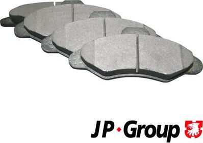 JP Group 1563601010 - Тормозные колодки, дисковые, комплект www.autospares.lv