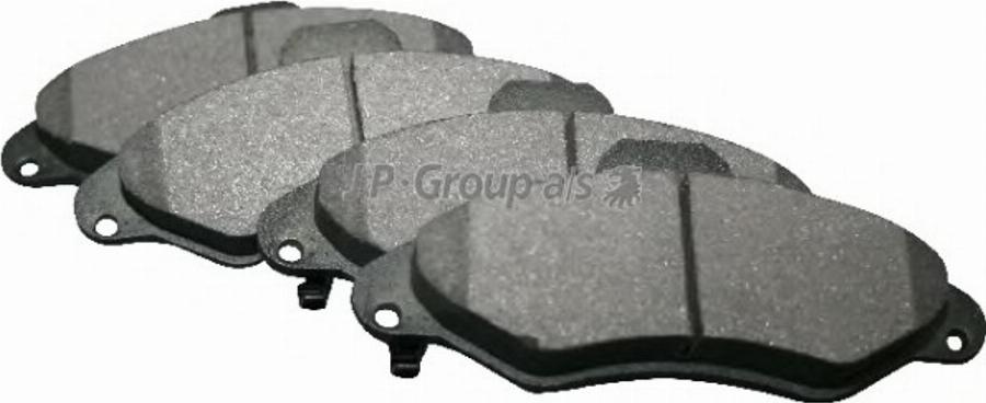 JP Group 1563601110 - Bremžu uzliku kompl., Disku bremzes www.autospares.lv