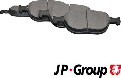 JP Group 1563602310 - Тормозные колодки, дисковые, комплект www.autospares.lv