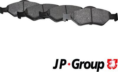 JP Group 1563602210 - Тормозные колодки, дисковые, комплект www.autospares.lv