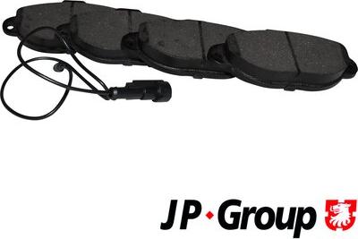 JP Group 1563602710 - Bremžu uzliku kompl., Disku bremzes www.autospares.lv