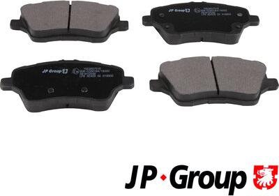 JP Group 1563607510 - Bremžu uzliku kompl., Disku bremzes www.autospares.lv