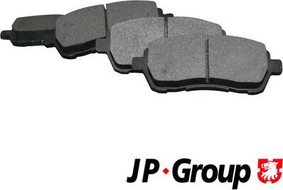 JP Group 1563700610 - Bremžu uzliku kompl., Disku bremzes www.autospares.lv