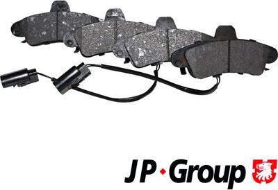 JP Group 1563700310 - Bremžu uzliku kompl., Disku bremzes www.autospares.lv