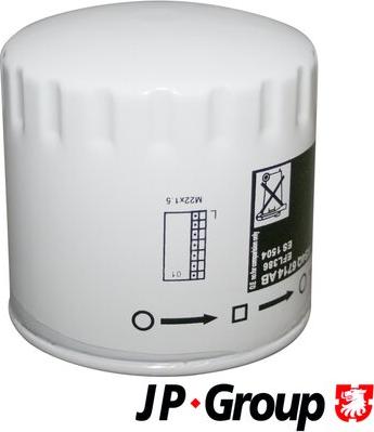 JP Group 1518500100 - Oil Filter www.autospares.lv