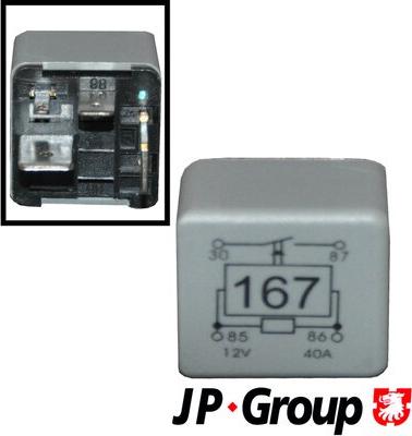 JP Group 1199206900 - Relay, fuel pump www.autospares.lv