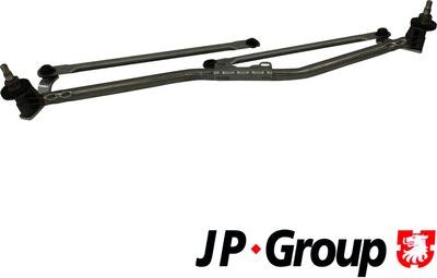 JP Group 1198101800 - Stiklu tīrītāja sviru un stiepņu sistēma www.autospares.lv