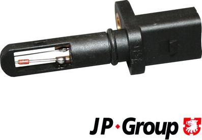 JP Group 1193101500 - Devējs, Ieplūstošā gaisa temperatūra www.autospares.lv