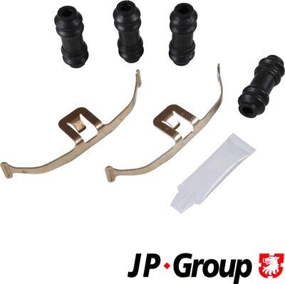 JP Group 1164006410 - Piederumu komplekts, Disku bremžu uzlikas www.autospares.lv