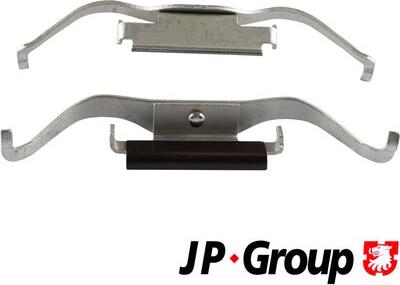 JP Group 1164006310 - Piederumu komplekts, Disku bremžu uzlikas www.autospares.lv