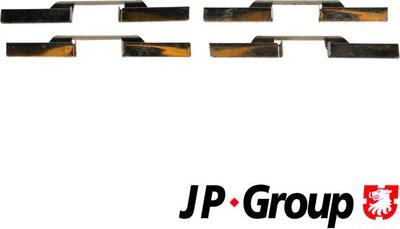 JP Group 1163650610 - Accessory Kit for disc brake Pads www.autospares.lv