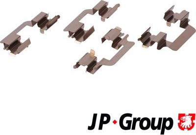 JP Group 1163650710 - Accessory Kit for disc brake Pads www.autospares.lv