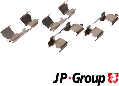 JP Group 1163651510 - Piederumu komplekts, Disku bremžu uzlikas autospares.lv