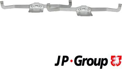 JP Group 1163651110 - Комплектующие для колодок дискового тормоза www.autospares.lv