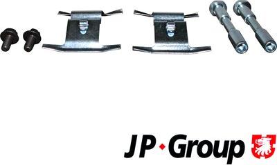 JP Group 1163651310 - Piederumu komplekts, Disku bremžu uzlikas www.autospares.lv