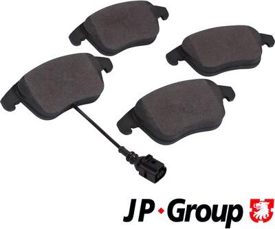 JP Group 1163609610 - Brake Pad Set, disc brake www.autospares.lv