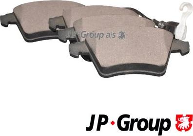 JP Group 1163604010 - Тормозные колодки, дисковые, комплект www.autospares.lv