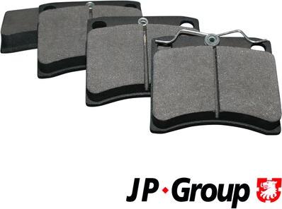 JP Group 1163606610 - Brake Pad Set, disc brake www.autospares.lv